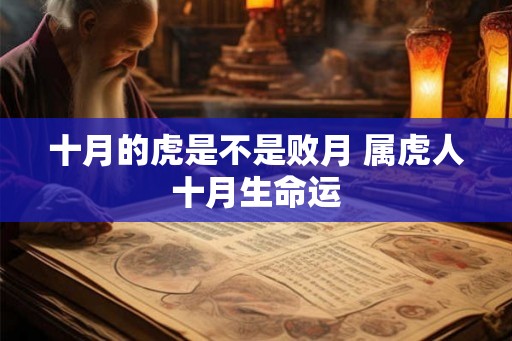 十月的虎是不是败月 属虎人十月生命运