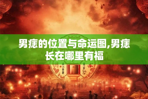 男痣的位置与命运图,男痣长在哪里有福