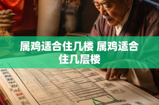 属鸡适合住几楼 属鸡适合住几层楼