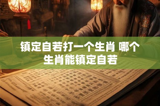 镇定自若打一个生肖 哪个生肖能镇定自若