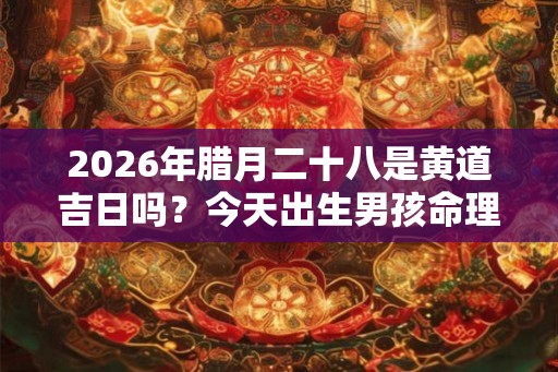 2026年腊月二十八是黄道吉日吗?今天出生男孩命理 2026年腊月二十八是黄道吉日吗?今天出生男孩命理