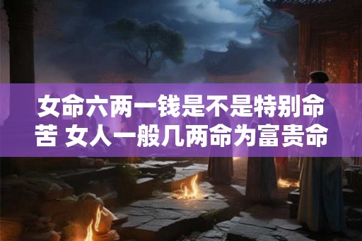 女命六两一钱是不是特别命苦 女人一般几两命为富贵命 女命六两一钱是不是特别命苦 女人一般几两命为富贵命