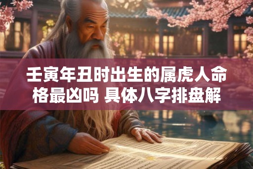壬寅年丑时出生的属虎人命格最凶吗 具体八字排盘解析 壬寅年丑时出生的属虎人命格最凶吗 具体八字排盘解析