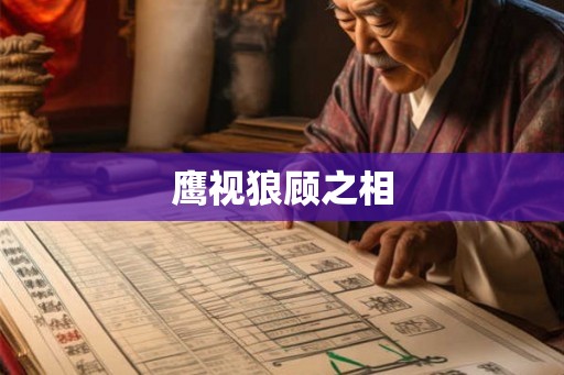 鹰视狼顾之相