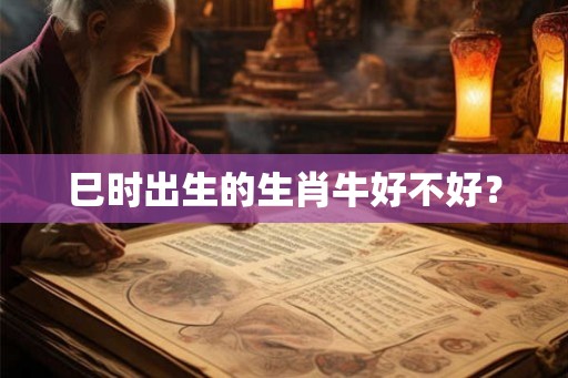巳时出生的生肖牛好不好？