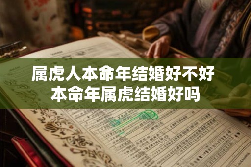 属虎人本命年结婚好不好 本命年属虎结婚好吗