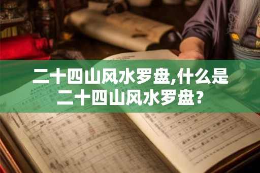 二十四山风水罗盘,什么是二十四山风水罗盘？