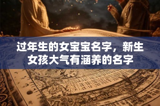 过年生的女宝宝名字，新生女孩大气有涵养的名字