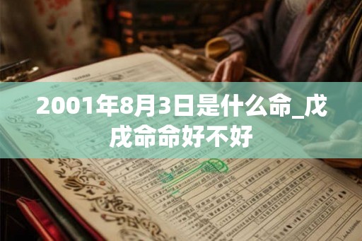 2001年8月3日是什么命_戊戌命命好不好