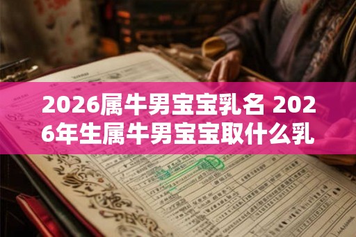 2026属牛男宝宝乳名 2026年生属牛男宝宝取什么乳名