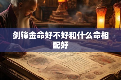 剑锋金命好不好和什么命相配好 剑锋金命好不好和什么命相配好