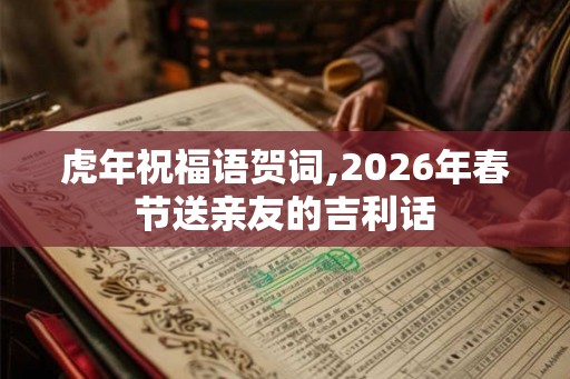 虎年祝福语贺词,2026年春节送亲友的吉利话 虎年祝福语贺词,2026年春节送亲友的吉利话