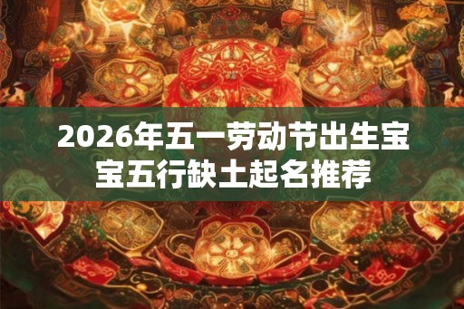 2026年五一劳动节出生宝宝五行缺土起名推荐
