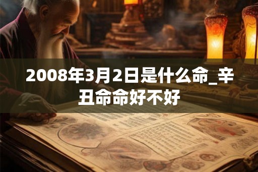2008年3月2日是什么命_辛丑命命好不好
