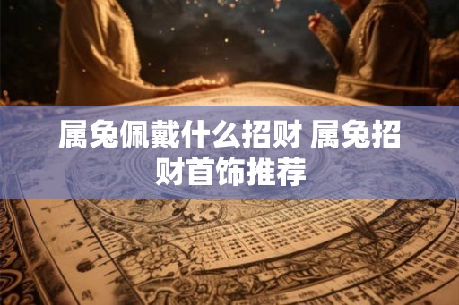 属兔佩戴什么招财 属兔招财首饰推荐