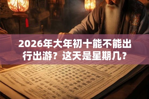 2026年大年初十能不能出行出游？这天是星期几？
