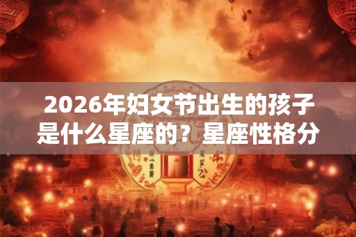 2026年妇女节出生的孩子是什么星座的？星座性格分析大全