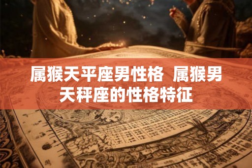 属猴天平座男性格  属猴男天秤座的性格特征