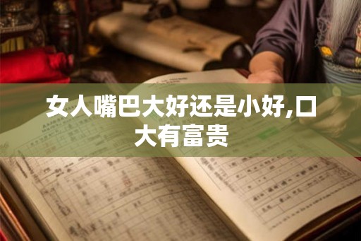 女人嘴巴大好还是小好,口大有富贵 女人嘴巴大好还是小好,口大有富贵