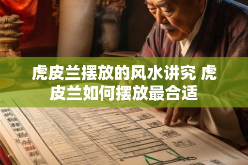 虎皮兰摆放的风水讲究 虎皮兰如何摆放最合适