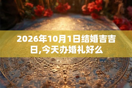 2026年10月1日结婚吉吉日,今天办婚礼好么
