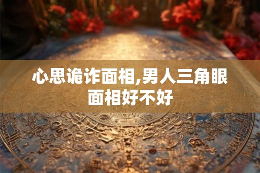 心思诡诈面相,男人三角眼面相好不好