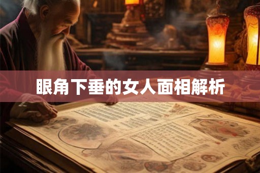 眼角下垂的女人面相解析