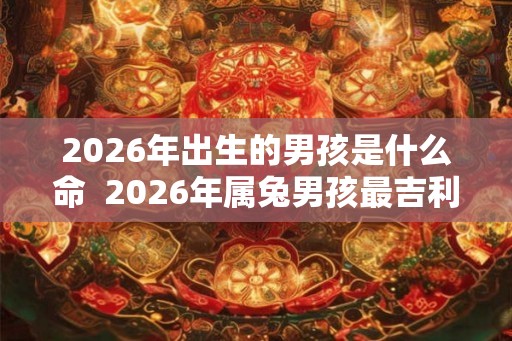 2026年出生的男孩是什么命  2026年属兔男孩最吉利的名字