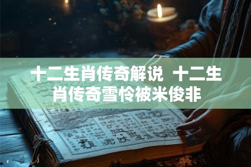 十二生肖传奇解说  十二生肖传奇雪怜被米俊非