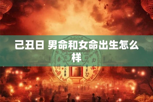 己丑日 男命和女命出生怎么样