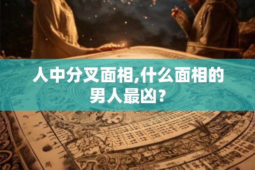 人中分叉面相,什么面相的男人最凶？