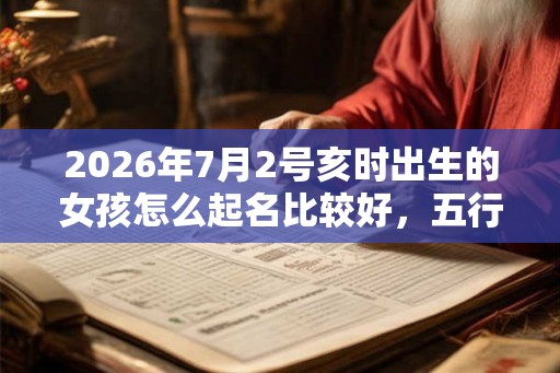 2026年7月2号亥时出生的女孩怎么起名比较好,五行是什么? 2026年7月2号亥时出生的女孩怎么起名比较好,五行是什么?