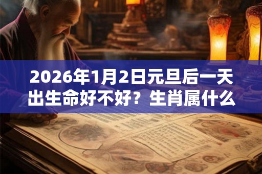 2026年1月2日元旦后一天出生命好不好？生肖属什么？