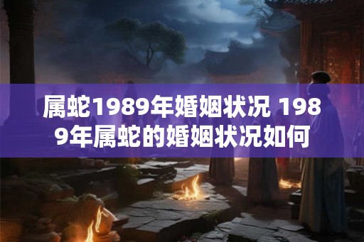 属蛇1989年婚姻状况 1989年属蛇的婚姻状况如何