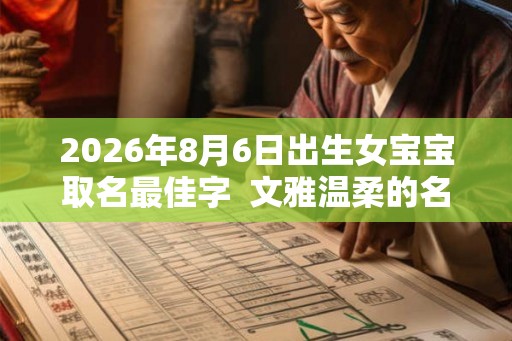 2026年8月6日出生女宝宝取名最佳字 文雅温柔的名字 2026年8月6日出生女宝宝取名最佳字 文雅温柔的名字