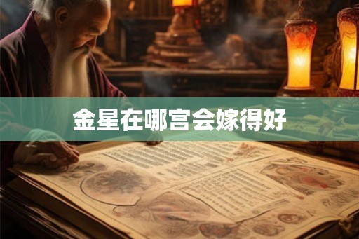 金星在哪宫会嫁得好