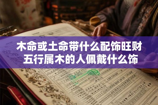 木命或土命带什么配饰旺财 五行属木的人佩戴什么饰物防小人 木命或土命带什么配饰旺财 五行属木的人佩戴什么饰物防小人
