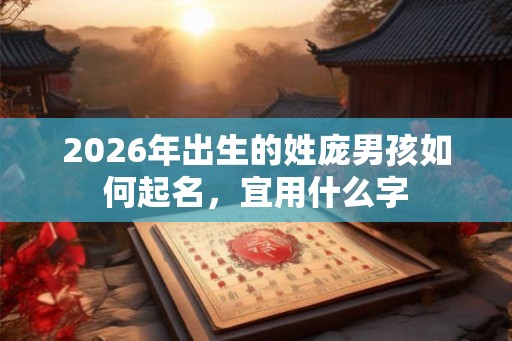 2026年出生的姓庞男孩如何起名,宜用什么字 2026年出生的姓庞男孩如何起名,宜用什么字