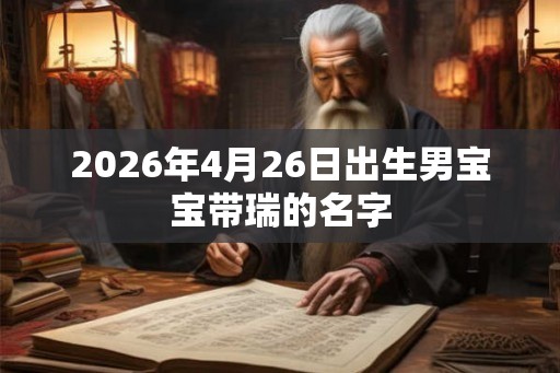 2026年4月26日出生男宝宝带瑞的名字