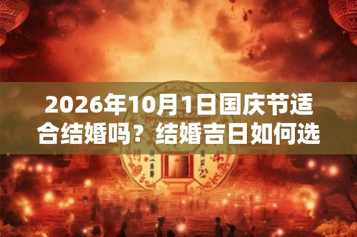 2026年10月1日国庆节适合结婚吗？结婚吉日如何选择？