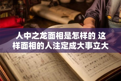 人中之龙面相是怎样的 这样面相的人注定成大事立大业