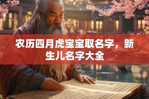 农历四月虎宝宝取名字，新生儿名字大全