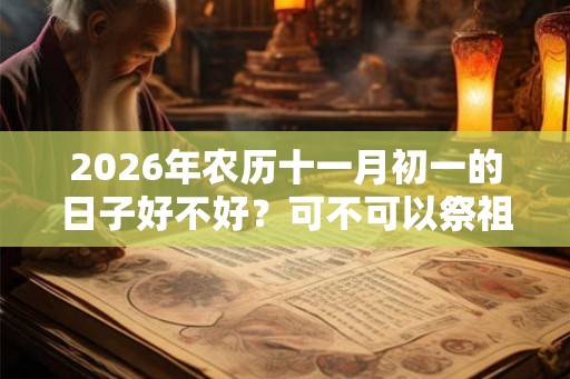 2026年农历十一月初一的日子好不好？可不可以祭祖？