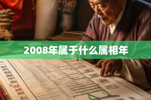 2008年属于什么属相年 2008年属于什么属相年