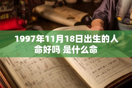1997年11月18日出生的人命好吗 是什么命