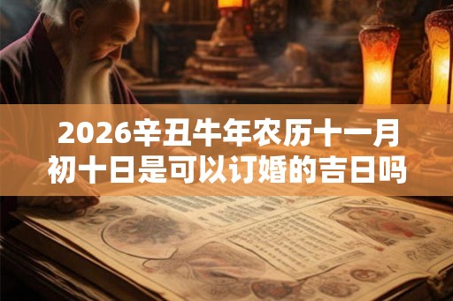 2026辛丑牛年农历十一月初十日是可以订婚的吉日吗？