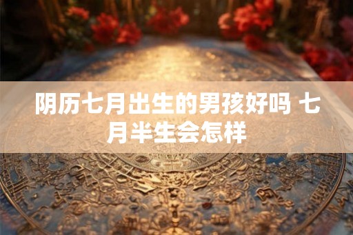 阴历七月出生的男孩好吗 七月半生会怎样