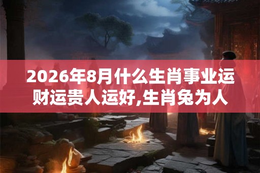 2026年8月什么生肖事业运财运贵人运好,生肖兔为人生赢家