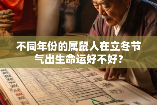 不同年份的属鼠人在立冬节气出生命运好不好？