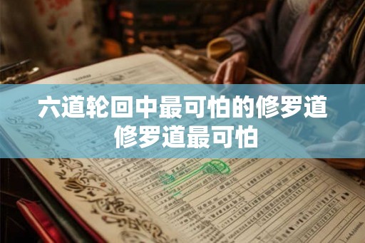 六道轮回中最可怕的修罗道 修罗道最可怕